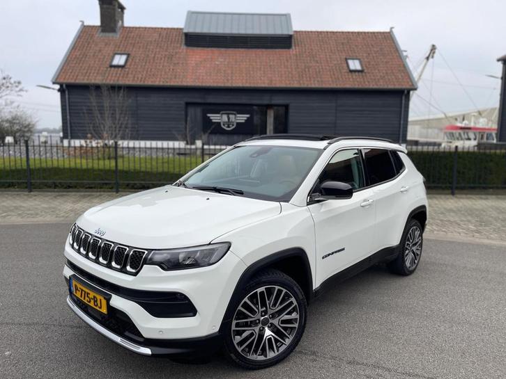 Jeep Compass 4xe 190PK Plug-in Hybrid Electric LIMITED-ED PA, Auto's, Jeep, Bedrijf, Te koop, Compass, 4x4, ABS, Achteruitrijcamera