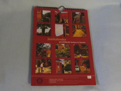 Jaarkalender geschilderde kerken in Twente zonder jaartal, Diversen, Kalenders, Zo goed als nieuw, Maandkalender, Ophalen of Verzenden