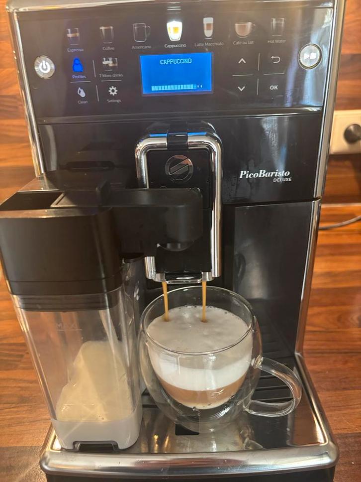 Saeco SM5470 PicoBaristo Deluxe Espressomachine, Witgoed en Apparatuur, Koffiezetapparaten, Zo goed als nieuw, Koffiebonen, Espresso apparaat