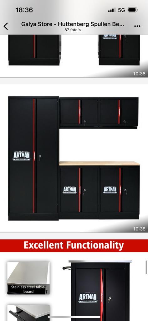 Nieuwe Artman XL wekkast,werkbank,lege gereedschapkast, Auto diversen, Autogereedschap, Nieuw, Ophalen