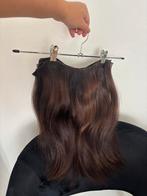 dreamloxx invisible extensions bruin 45cm 165 gram, Ophalen of Verzenden, Zo goed als nieuw, Pruik of Haarverlenging