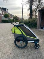 Thule Chariot Cab double fietskar, Fietsen en Brommers, Fietsaccessoires | Aanhangers en Karren, Ophalen, Gebruikt, Vering, 20 tot 40 kg