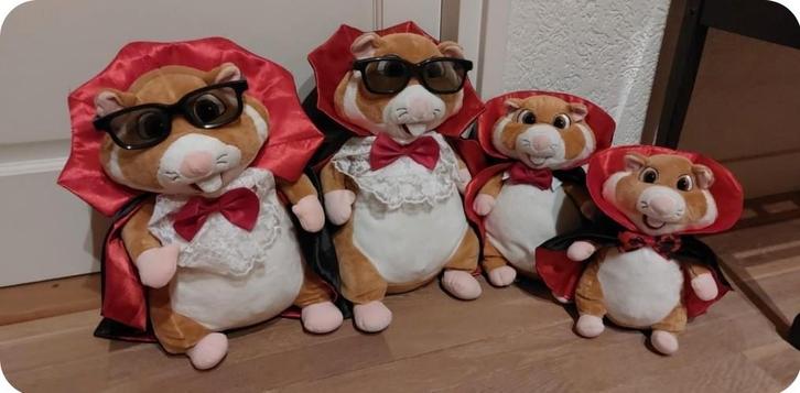 AH hamster, waarvan ik een eigen creatie heb gemaakt, Kinderen en Baby's, Speelgoed | Knuffels en Pluche, Zo goed als nieuw, Overige typen