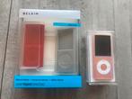 IPOD NANO APPLE   + Silicone Sleeve, Ophalen of Verzenden, Zo goed als nieuw, Nano