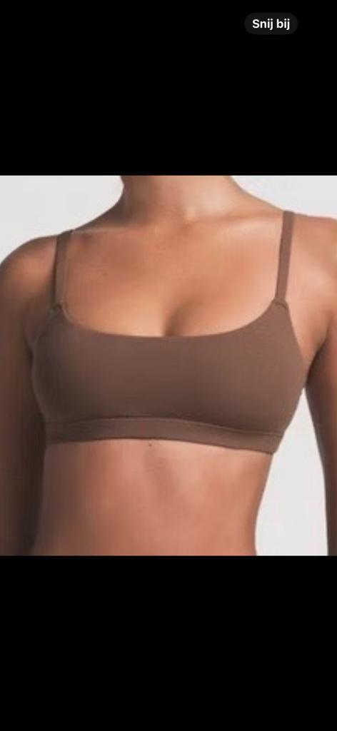 Skims Bralette fits everybody 2 x XL in choclat brown, Kleding | Dames, Ondergoed en Lingerie, BH, Bruin, Verzenden