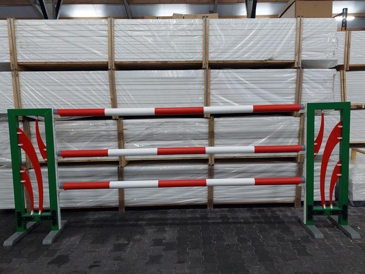 Complete hindernis kunststof, 4 balken. Outlet, 30% korting, Dieren en Toebehoren, Paarden en Pony's | Overige Paardenspullen