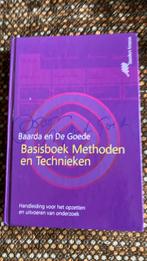 D.B. Baarda - Basisboek methoden en technieken, Gelezen, D.B. Baarda; M.P.M. de Goede, Ophalen of Verzenden, Nederlands