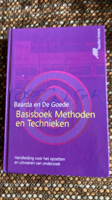 D.B. Baarda - Basisboek methoden en technieken beschikbaar voor biedingen