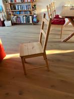 Blank houten keukenstoelen, Ophalen, Gebruikt, Overige kleuren, Vier