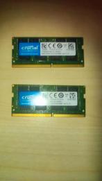Cruciaal RAM geheugen 16 GB 2x8, Computers en Software, RAM geheugen, DDR4, Ophalen of Verzenden, Zo goed als nieuw, Laptop