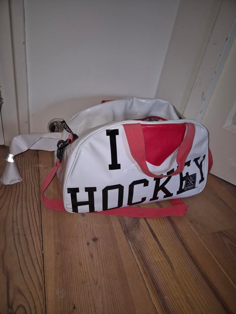 Hockeytas met stickhouder - Gebruikt, Sport en Fitness, Hockey, Ophalen of Verzenden, Gebruikt, Tas