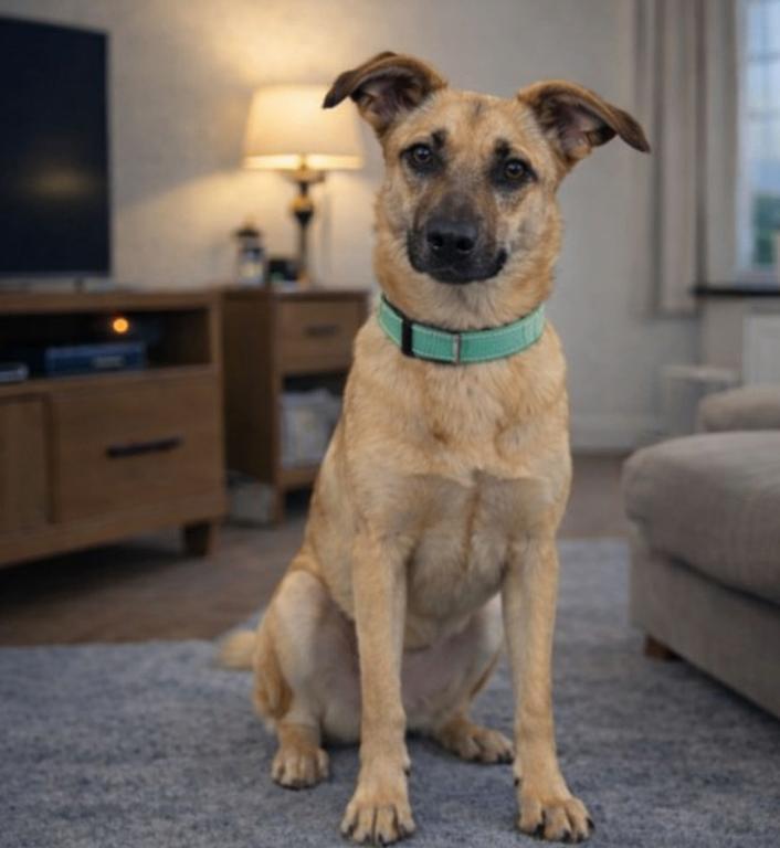 Hond Arya 1jr oud teefje 18kg, Dieren en Toebehoren, Honden | Niet-rashonden, Reu, Particulier, Eén hond, Buitenland, 15 weken tot 1 jaar