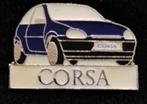 Opel Corsa pin- d.blauw, Verzenden, Nieuw, Transport, Speldje of Pin