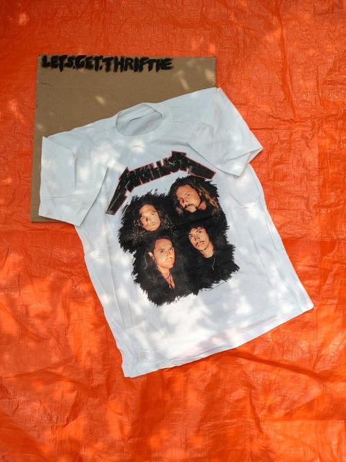 Vintage Metallica T-Shirt, Kleding | Heren, T-shirts, Zo goed als nieuw, Zwart, Ophalen of Verzenden