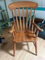 Gratis grenen stoel, Huis en Inrichting, Stoelen, Ophalen, Gebruikt, Bruin, Eén