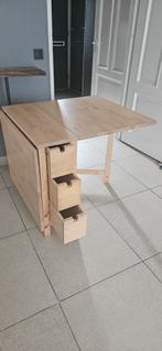 Ikea norden klaptafel bureau eettafel beuken, Huis en Inrichting, Bureaus, Ophalen, Zo goed als nieuw