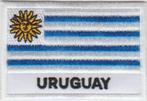 Uruaguay vlag stoffen opstrijk patch embleem, Verzenden, Nieuw