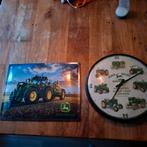 John Deere Klok en Bord, Ophalen of Verzenden