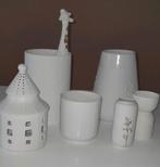 Vazen en kandelaar/waxinelichthouder van Räder, Huis en Inrichting, Woonaccessoires | Vazen, 50 tot 75 cm, Wit, Aardewerk of Porselein