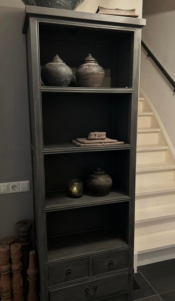 Chinese halfopen kast sober sleets oosters, Ophalen