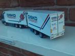 Tekno  Scania  143  met  Wipkar  van  Disko., Ophalen of Verzenden, Nieuw, Bus of Vrachtwagen, Tekno