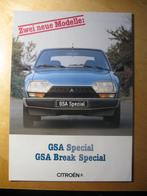 Citroen GSA special folder, Duits, Ophalen of Verzenden, Zo goed als nieuw, Citroën, Citroën
