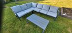 Lounge bank hoek model, Tuin en Terras, Tuinsets en Loungesets, Ophalen, Zo goed als nieuw, Bank