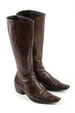 Laarzen Via Vai - Maat 38 - bruin-leer, Via Vai, Hoge laarzen, Bruin, Ophalen of Verzenden