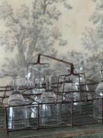 Glazenrekje fil de fer, Antiek en Kunst, Curiosa en Brocante, Ophalen of Verzenden