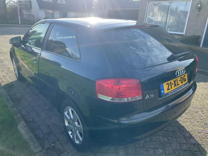 Audi A3 1.6 85KW 2007 Zwart, Auto's, Audi, Particulier, A3, ABS, Airbags, Airconditioning, Alarm, Bluetooth, Boordcomputer, Centrale vergrendeling