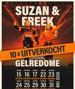 Suzan & Freek 17/5 4x goud zitplaatsen, Tickets en Kaartjes, Drie personen of meer, Mei