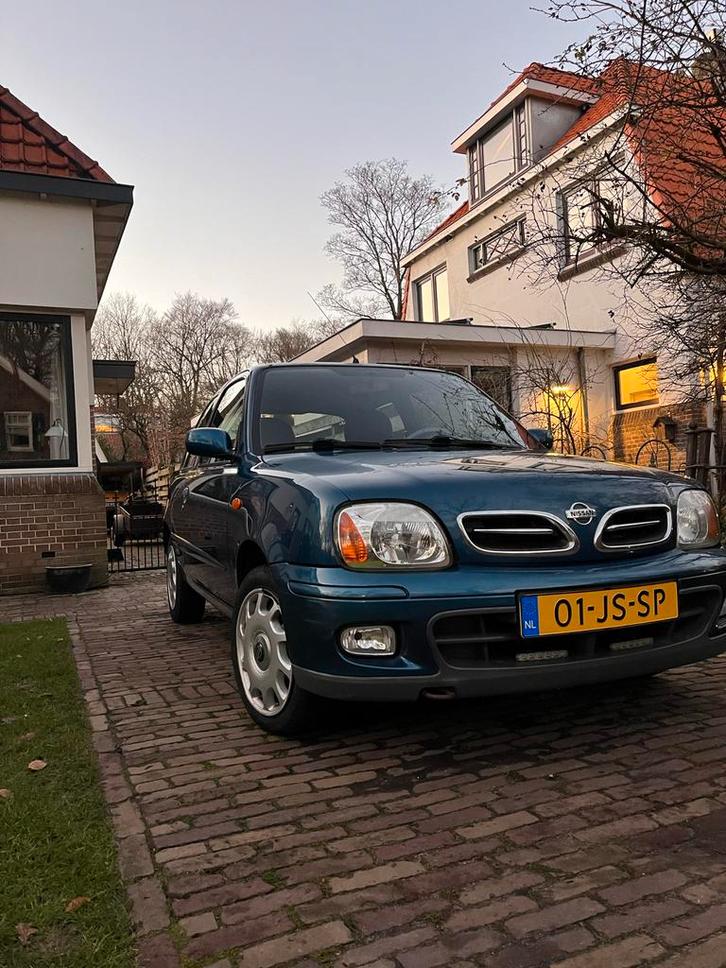 Niet startende Nissan Micra 1.4 60KW 3D N-cvt 2002 Blauw, Auto's, Nissan, Particulier, Micra, Benzine, C, Hatchback, Automaat