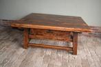 Prachtige antieke eiken houten betaaltafel., Verzenden