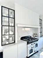 Stalen glazen keukendeuren zwart 2x, per stuk €250,00, Huis en Inrichting, Keuken | Complete keukens, Ophalen, Zo goed als nieuw