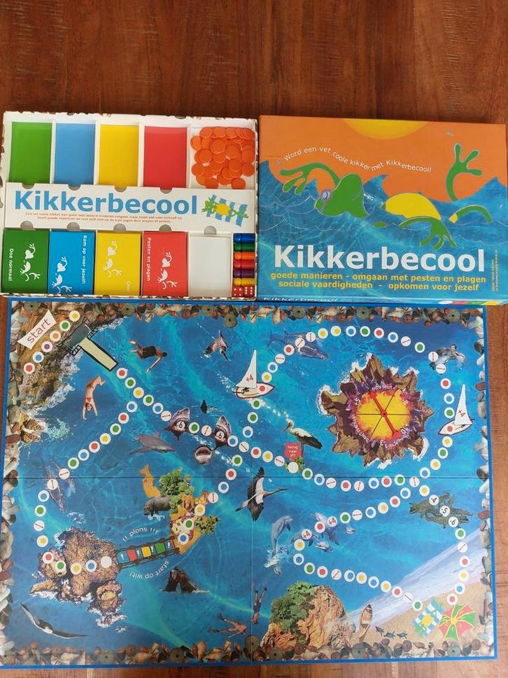 Kikker be cool bordspel, Kinderen en Baby's, Speelgoed | Educatief en Creatief, Zo goed als nieuw, Ophalen of Verzenden
