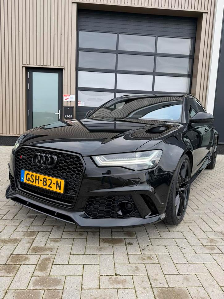 Audi A6 RS6 Quattro 2016 Miltek|Pano|B&O|Kera|Soft| 650PK, Auto's, Audi, Bedrijf, A6, 360° camera, 4x4, Aangepast voor mindervaliden