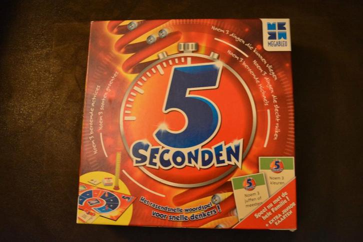 5 seconden hoe snel ben jij?, Hobby en Vrije tijd, Gezelschapsspellen | Kaartspellen, Gebruikt, Ophalen of Verzenden