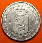 halve gulden 1907 wilhelmina, ½ gulden, Zilver, Koningin Wilhelmina, Losse munt