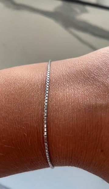 14 karaat wit gouden armband 19 cm 2,4g Venetiaanse schakel beschikbaar voor biedingen