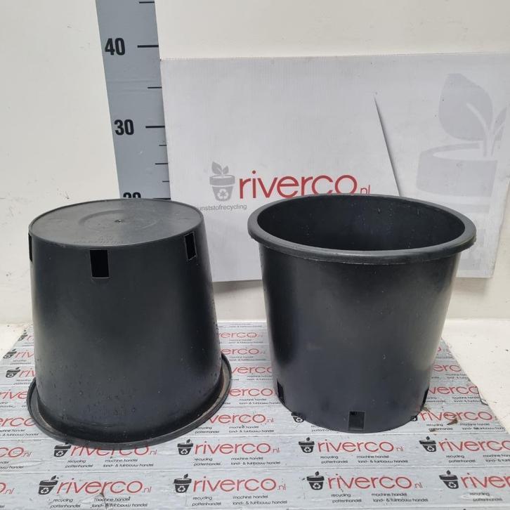 nieuwe 7 liter kerstboompotten / 22x22cm rond / ritzi npb, Tuin en Terras, Bloempotten, Nieuw, Kunststof, Binnen, Balkon, Tuin