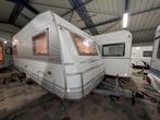 Mooie Dethleffs 510 V met enkele bedden en VT + mover, Caravans en Kamperen, Rondzit, Bedrijf, Dethleffs, 5 tot 6 meter