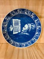 Delfts blauw wandbord - afbeelding moeder Rembrandt, Antiek en Kunst, Ophalen of Verzenden