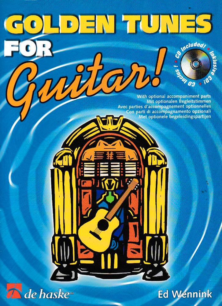 Golden Tunes For Guitar met CD en Akkoordenpartij ( 6917 ), Muziek en Instrumenten, Bladmuziek, Zo goed als nieuw, Artiest of Componist