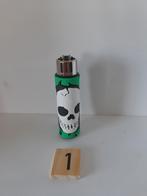clipper aansteker met skull cover, Verzamelen, Rookartikelen, Aanstekers en Luciferdoosjes, Ophalen of Verzenden, Nieuw, Aansteker