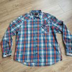 Pme Legend blouse maat Xxl. Katoen. Rood, grijs, blauw., Overhemd, Blauw, Ophalen of Verzenden, Zo goed als nieuw