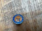 Broche speld Wilhelmina 1898-1923 emaille, Ophalen of Verzenden, Nederland, Overige typen
