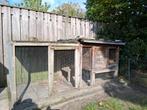 Konijnenhok met ren, Dieren en Toebehoren, Knaagdieren en Konijnen | Hokken en Kooien, Ophalen, 110 cm of meer, Hok, 90 cm of meer