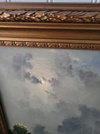 klassiek olieverf schilderij op doek in barokke lijst, Ophalen of Verzenden