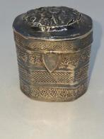 Antiek zilveren  lodereindoosje, Antiek en Kunst, Ophalen of Verzenden, Zilver
