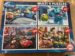4 puzzels Disney (50-80-100-150 stukjes), Ophalen, Meer dan 50 stukjes, Zo goed als nieuw, 6 jaar of ouder